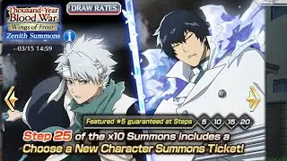 Step 7 Summons for New TYBW Toshiro and Cang Du! (Bleach Brave Souls)