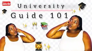UNIVERSITY GUIDE 101 : University Survival Guide ( Things to Know when you go to university)