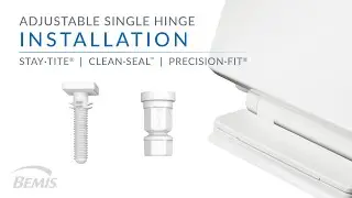 Installation - Belmont&trade; Adjustable Single Hinge Toilet Seat with Clean&bull;Seal&trade; Stays Tight
