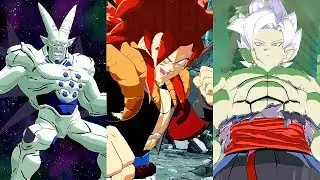 Dragon Ball FighterZ - Gogeta SSJ4/Syn Shenron/Manga Zamasu Dramatic Finishes @ 1440p (60ᶠᵖˢ) QHD ✔