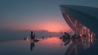 Ramonce Deep House Sax | Futuristic Rooftop Chill Vibes | Sunset Lofi House Mix for Study Relax