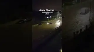 🇮🇪 Storm Chandra,Inunda&ccedil;&atilde;o em Sandyford, Condado de Dublin.#dublin #ireland