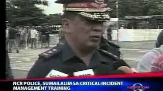 QTV  NCR cops train for 'critical incident' handling     GMA News Online
