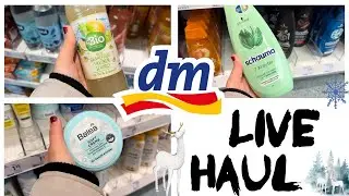 dm Live Haul 🛍 // Einkaufen für Oma ❄️ // alinaBerry