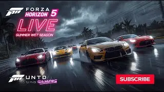 FORZA HORIZON 5 LIVE 🔴 Hidden Horizon | Summer Wet Season 🌧️ | 4 Friends | UNTD GAMING