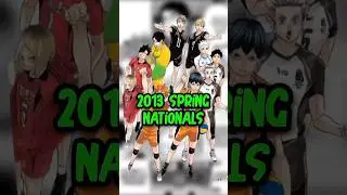 Весенний национальный турнир 2013 года | Кто кого победит? 💯 #haikyuu #springnational #champion