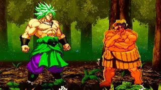 Broly Vs. Shin E Honda - Unleashed Fury
