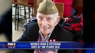 108-year-old WWII veteran who paid special visit to DC dies