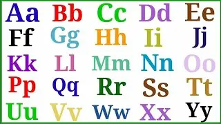 Aa Bb Cc Dd || Capital & Small Letter || English Alphabet letter || A to Z || abcd || ABCD ||