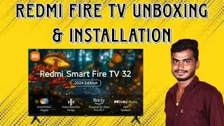 Redmi fire tv unboxing and installation in Tamil