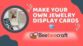 Create Your Own Custom Jewelry Display Cards - BeebeeCraft