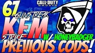 CoD: Ghosts | *AMAZING* SOLO 67 Gun Streak W/ KEM Strike | Previous CoDs!