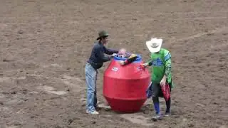 TEXAS COWBOY CHURCH BULL BASH 2019 STEVEN MCDONALD BARREL HIT