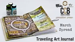 CCB Traveling Art Journal March