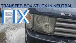 RANG ROVER L322 2005 TRANSFER BOX STUCK IN NEUTRAL DIAGNOSIS