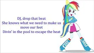 My Little Pony - Equestria Girls I'm On A Yacht Lyrics