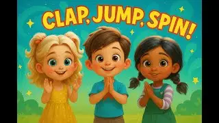 Clap, Jump, Spin! English Nursery Rhymes | Baby Rhymes | Kids Song