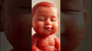 Strawberry Baby Eating ASMR | Viral Shorts&rdquo; #ASMR #SHORTS