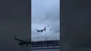 British Airways A320 Touch Down London Heathrow.#britishairways #planespotting