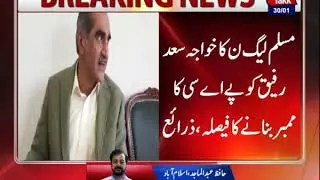PML-N Decides to Make Saad Part of PAC