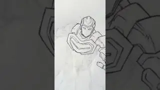 Drawing Ironheart | BLACK PANTHER: WAKANDA FOREVER #shorts #drawing #ironheart