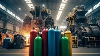 Inside a Gas Cylinder Factory | Complete Manufacturing Journey