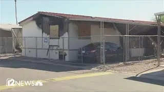Dramatic new video shows deadly Tempe mobile home fire