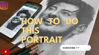 Darshan Raval graphite pencil drawing