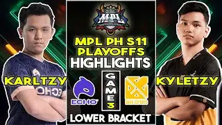 Game 3 Showdown: Bren vs Echo's Epic Fight for Survival in MPL PH S11 Lower Bracket Battle! #mlbb