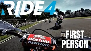Ride 4 First Person No Commentary | Oulton Park Island Circuit | Honda CRF 450RX Supermoto | PS5