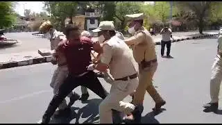 #kota #Bundi me #police  ka mahol #covid19 #video