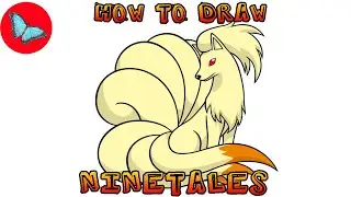 How To Draw Pokemon - Ninetales | Drawing Animals