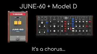 ИЮНЬ-60 Хор [tc electronic] + Behringer Model D