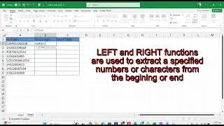 Excel Made Easy: Split Data with LEFT & RIGHT Functions