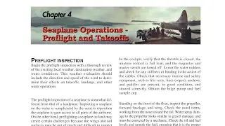 Chapter 4 Seaplane Operations &ndash; Preflight and Takeoffs | Sea, Ski, Float Handbook (FAA-H-8083-23)