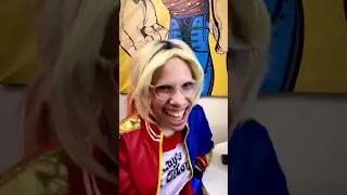 Harley Quinn wants to take her boyfriend away from Wednesday! #trending #funny #wednesday