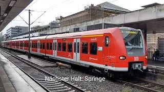 [S-Bahn Hannover] Ansagen S5 Paderborn Hbf - Hannover Hbf