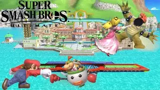 Super Smash Bros Ultimate Mario And Princess Peach Vs Bowser And Bowser Jr