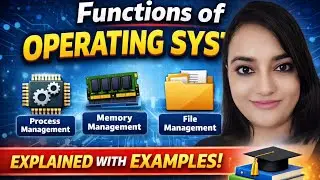 Functions of an operating system in detail.Os basics explained in simple language 