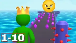 Giant Rush Gameplay Level 1-10 Walkthrough iOS Android Noob vs Hack Part 100 Skin Unlocked