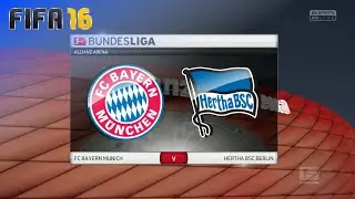 FIFA 16 - FC Bayern München vs. Hertha BSC @ Allianz Arena (Season '16/'17)