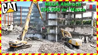 👷 CAT 365B & 352 - Abbruch Bürokomplex, Stuttgart, 2024. #6