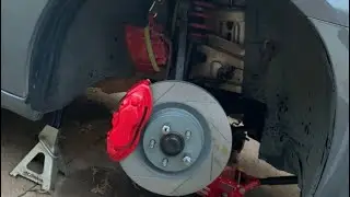 Brembo swap , on a dodge Charger.