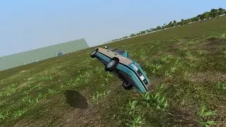 Destruction Madness (#4) - bumpy road, strong downhill 2 - BeamNG Drive #22