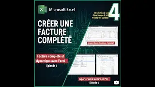 Facture Excel &ndash; Calcul du total, TVA utilis&eacute;es et synth&egrave;se avec FILTRE et UNIQUE