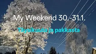 My Weekend 30.-31.1. Täysikuuta ja pakkasta