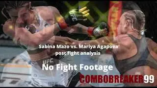 UFC FIGHT NIGHT Sabina Mazo vs. Mariya Agapova post fight analysis