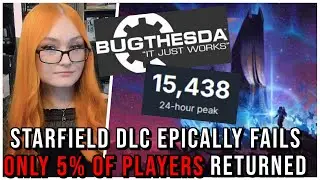Starfield DLC Is A DISASTER! Only Gets 5% Of Players To Return 😂 Sitting At Mostly Negative Reviews