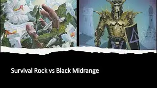 Premodern League 14.01 Round 5 - Survival Rock vs Black Midrange - 9/22/24