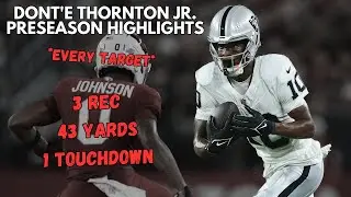 Dont&rsquo;e Thornton Jr. Preseason Highlights 🔥 | NFL Preseason 2025